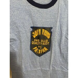Vintage Ringer‎ T Shirt Soft Trim 145 Club Fairfax